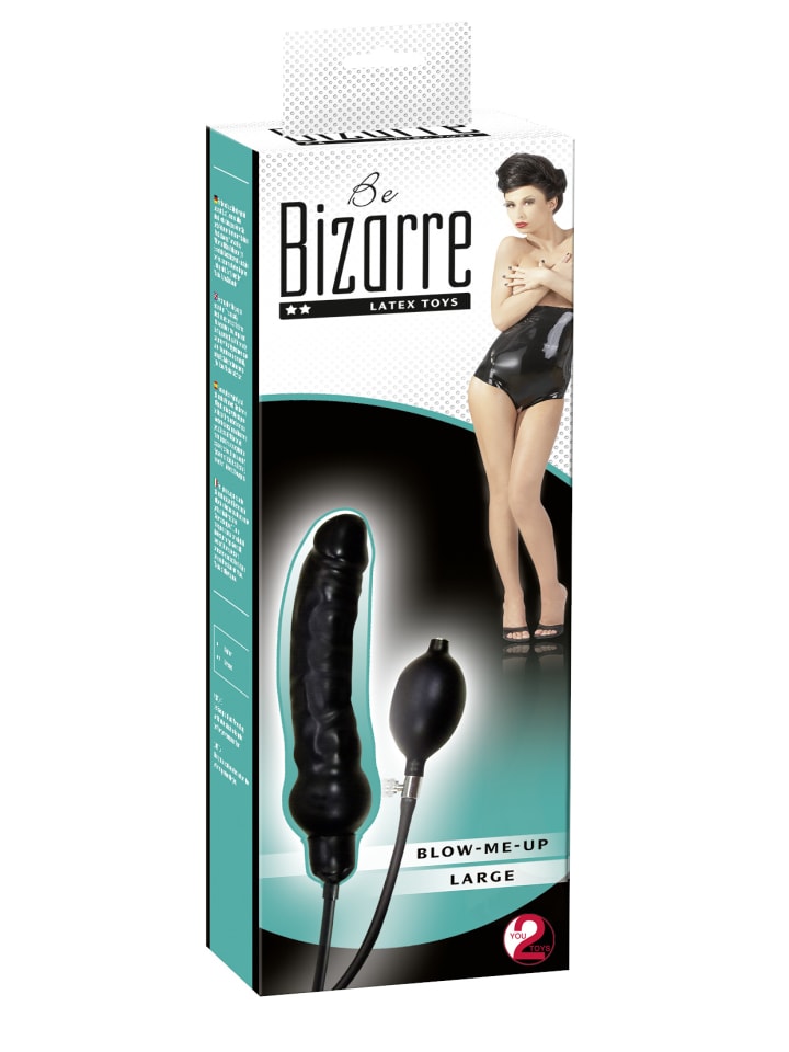 You2Toys Dildo Be Bizarre Blow-Me-Up Large in schwarz günstig kaufen 25 cm
