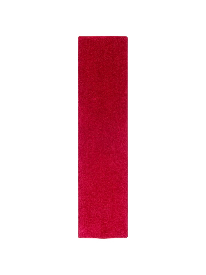 Snapstyle Hochflor Velours Teppich Läufer Mona in Rot günstig kaufen