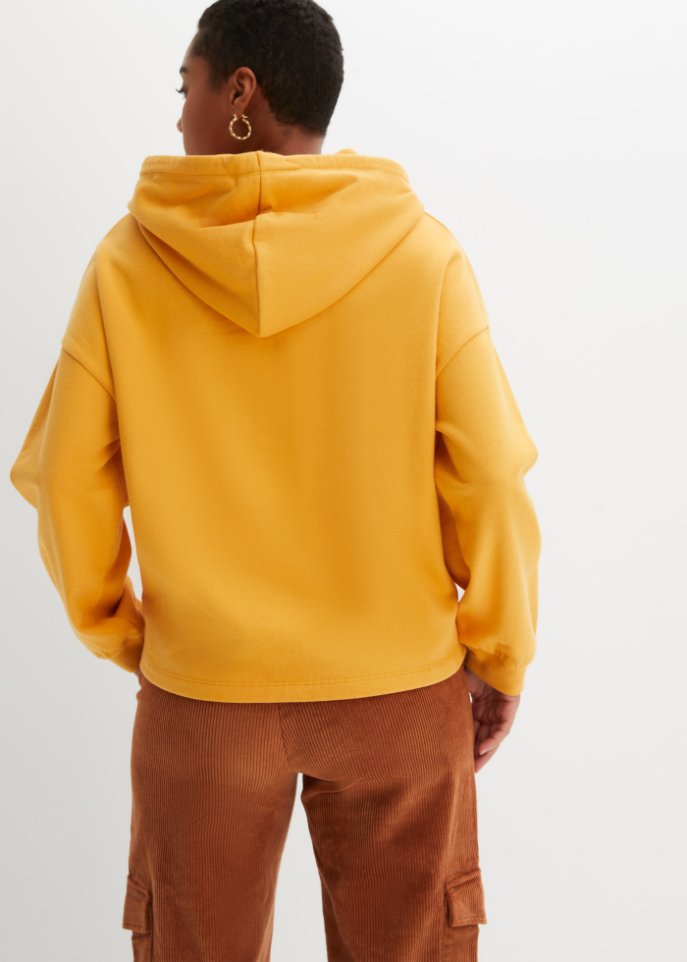 Oversized Kapuzensweatshirt aus Bio-Baumwolle