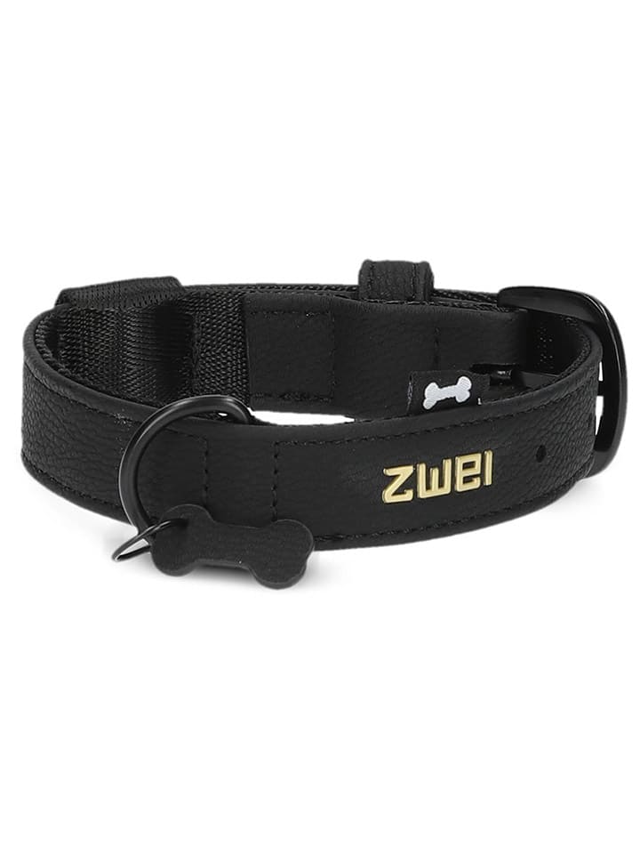 Zwei Halsband in Schwarz - (L)38 cm günstig kaufen onesize