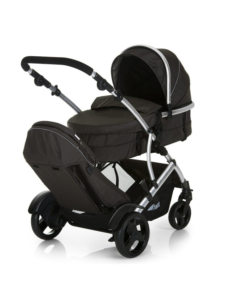 Hauck Geschwisterwagen Duett 2 - Black in schwarz günstig kaufen onesize