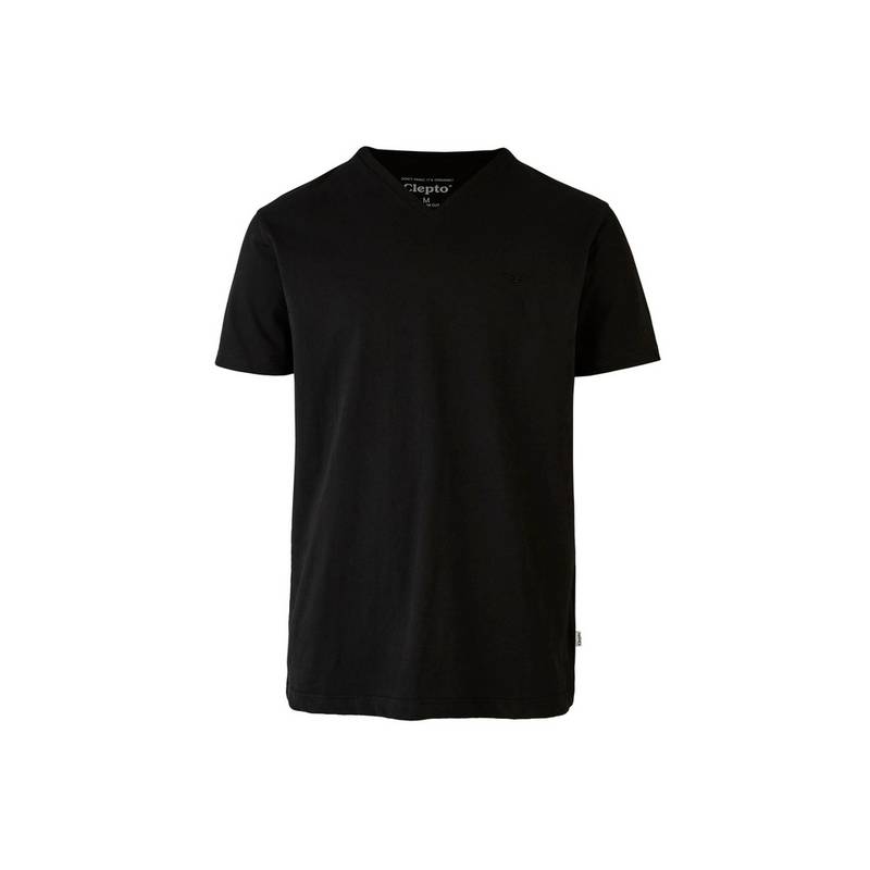 Cleptomanicx Ligull Regular V T-Shirt Herren