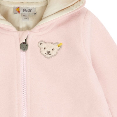 Strampler langarm, rosa für Mädchen