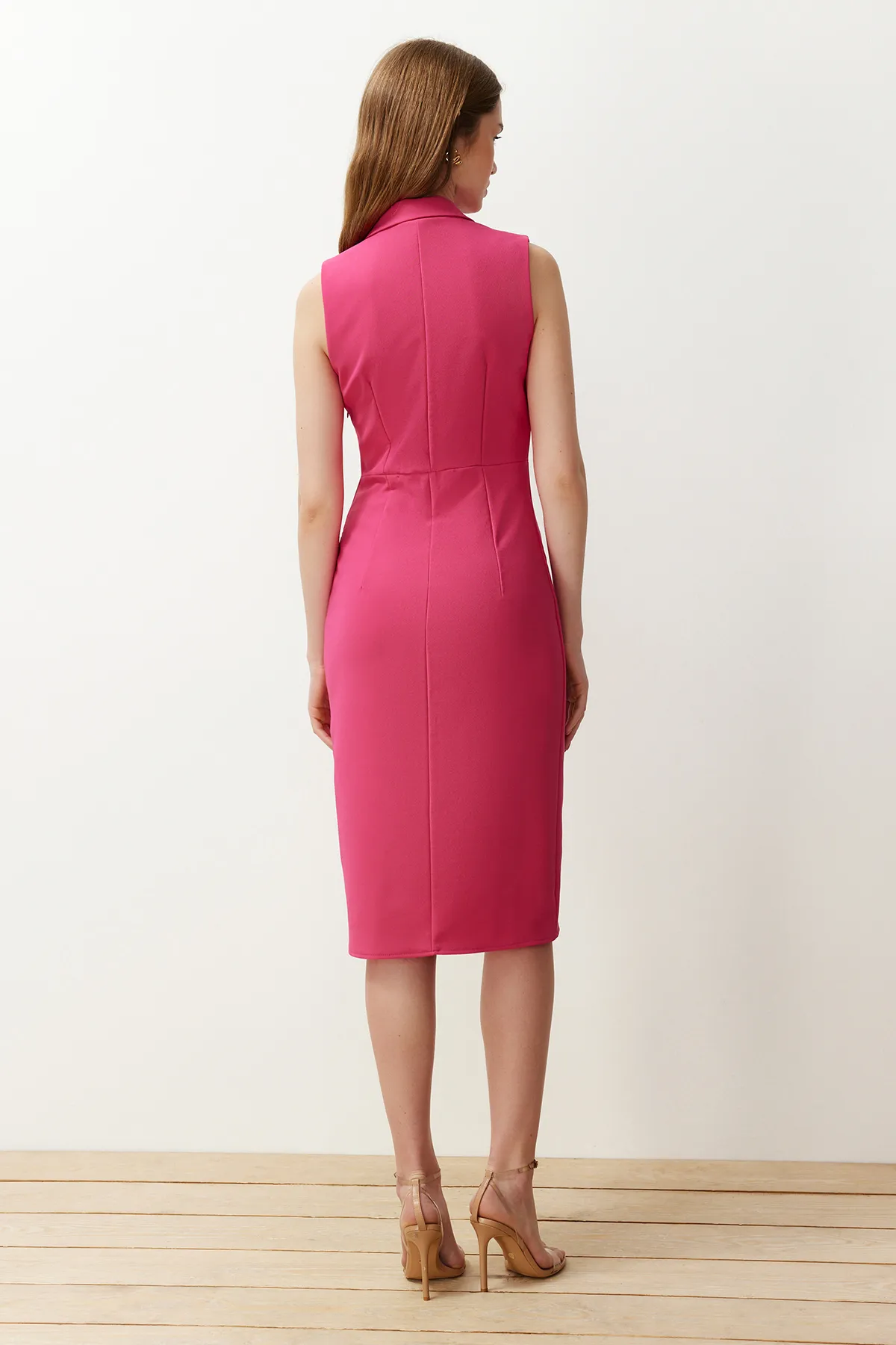 Trendyol Collection  Fuchsie Uni TWOSS23EL02256