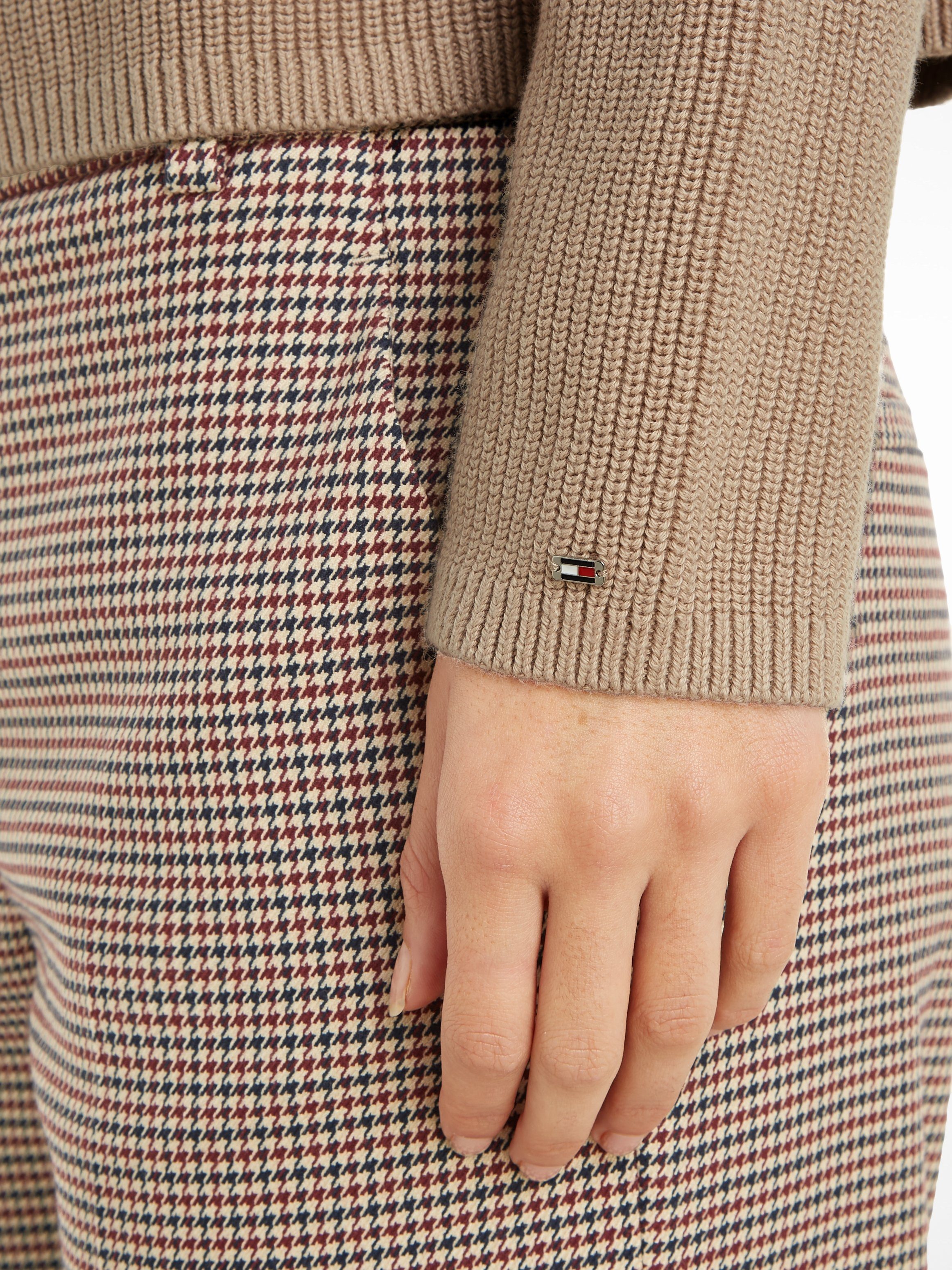 Tommy Hilfiger Strickpullover in Rippstrick-Optik