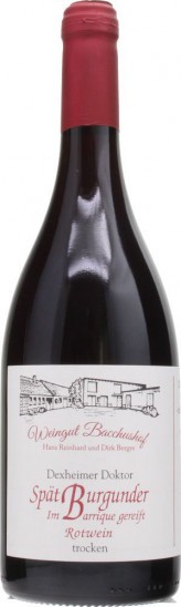 2018 Spätburgunder Barrique trocken - Weingut Bacchushof