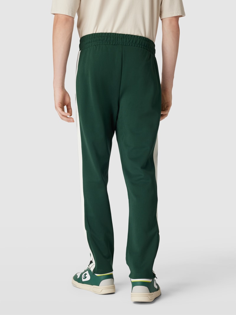 Sweatpants mit elastischem Bund in dunkelgrün