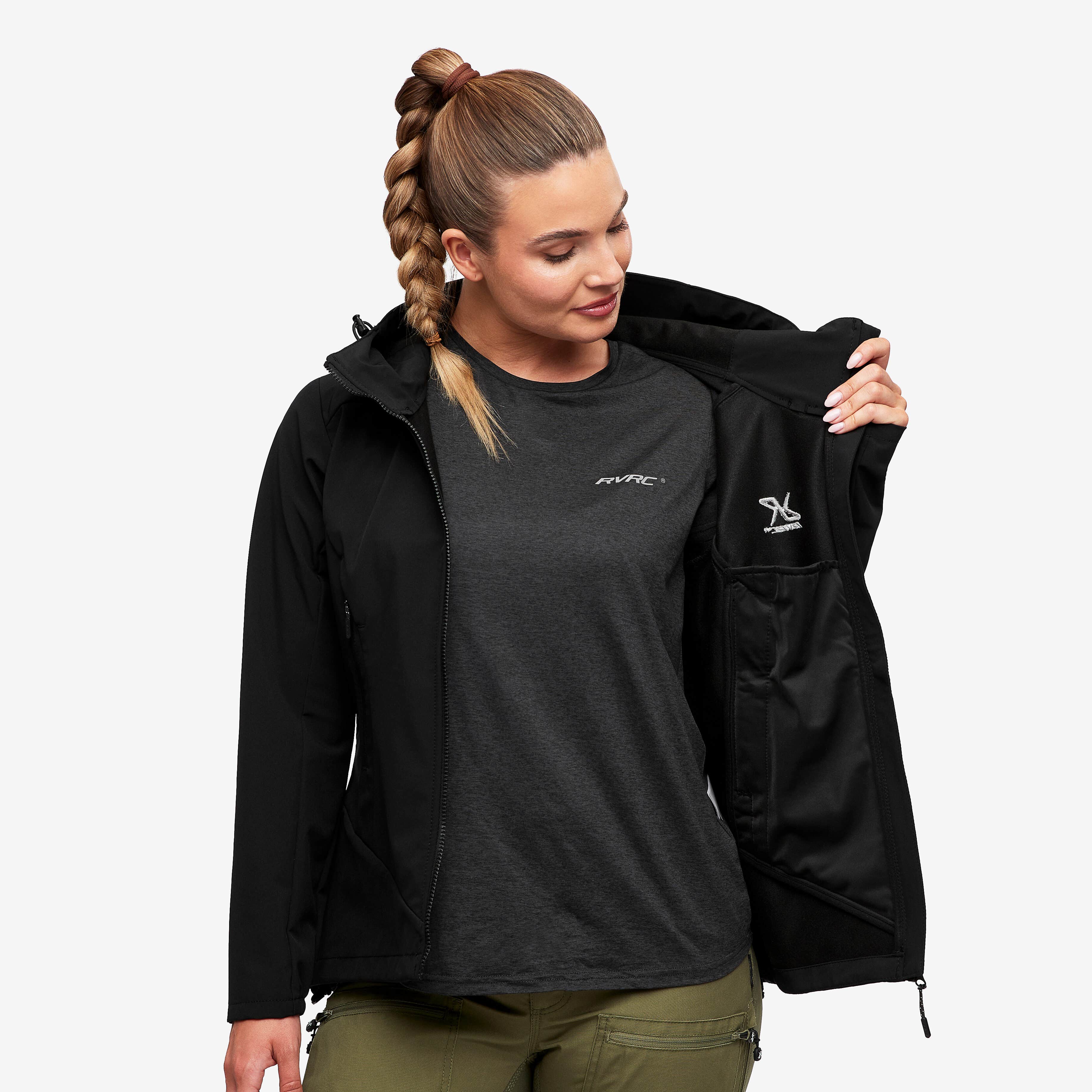 Reckon Softshell Jacket Femme Black
