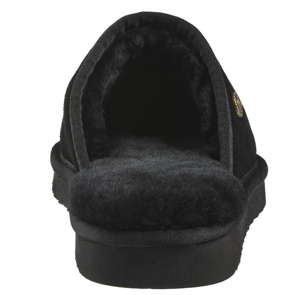 Lambswool Men's Slippers Black, size 44-45
