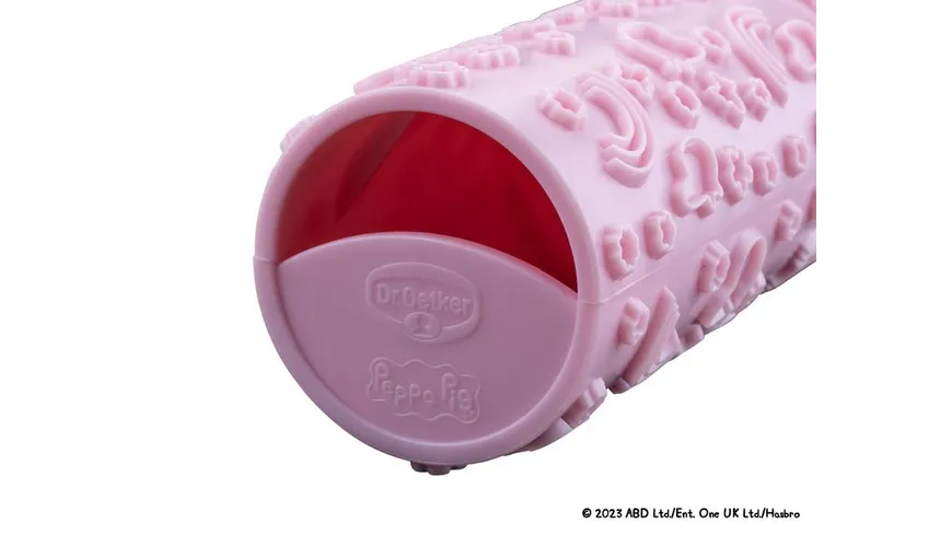 Dr.Oetker Präge-Teigrolle mit Ausstecher Peppa pink