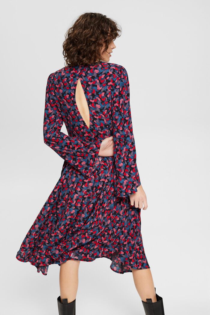 Midikleid mit Allover-Print