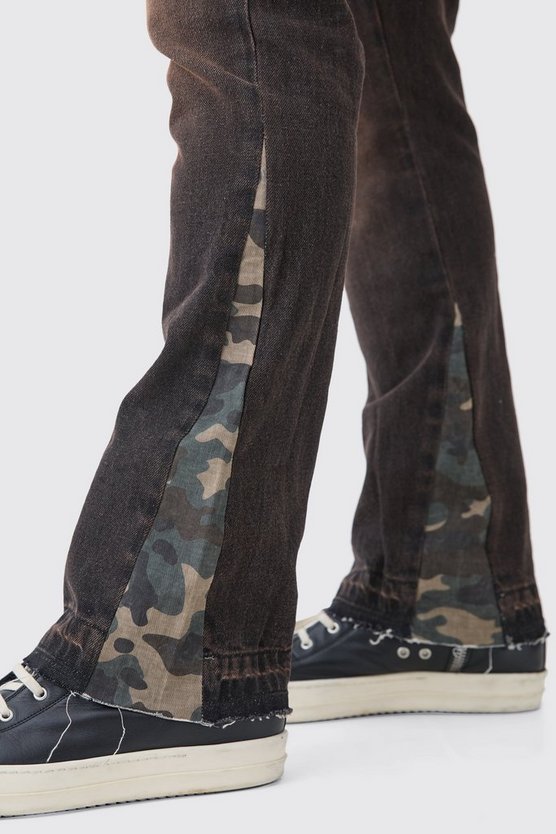 Slim-Fit Schlagjeans