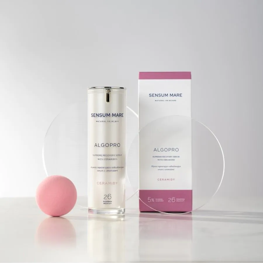 SENSUM MARE Algopro Labai regeneruojantis ir atkuriamasis serumas su 5% keramidų kompleksu 30ml