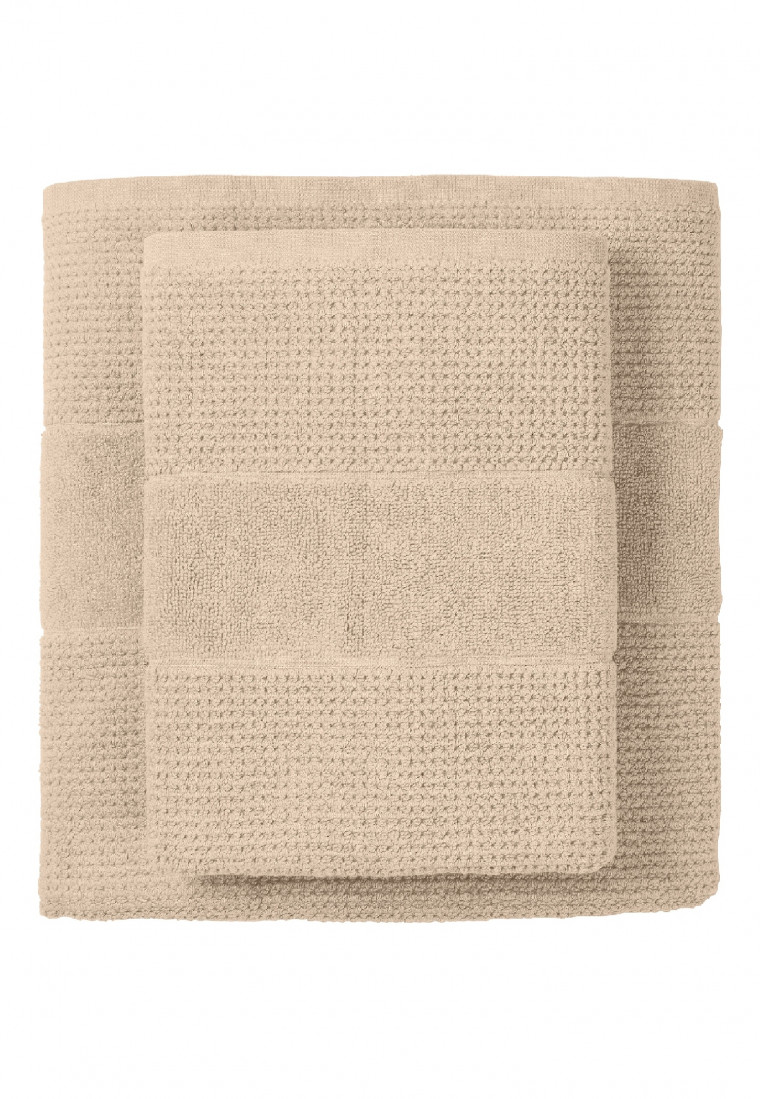 Duschtuch 2er-Pack 70x100 cm sahara - SCHIESSER Home