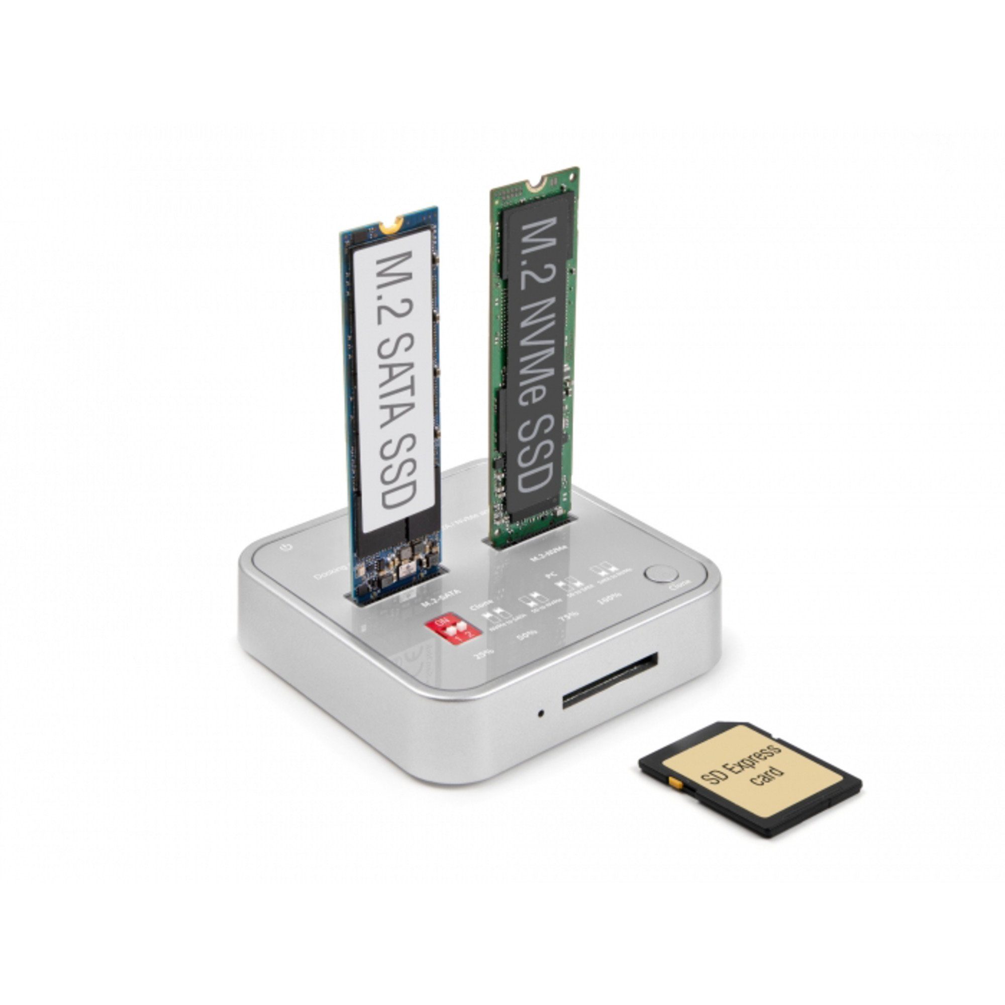 Delock Laptop-Dockingstation DeLOCK USB 3.0 Docking- und Klonstation M.2