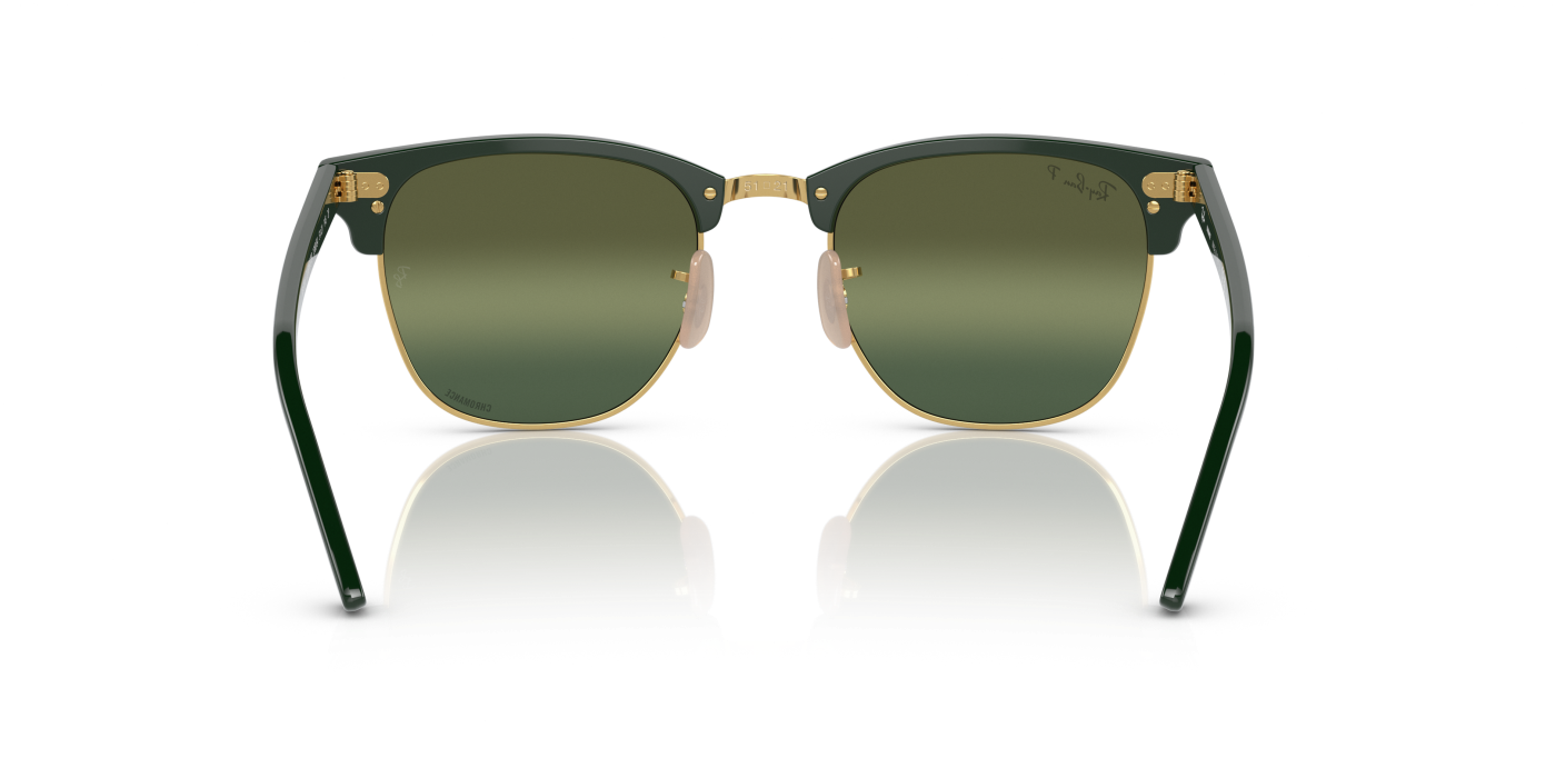 CLUBMASTER CHROMANCE - Verde lustruit pe auriu, argintiu/verde