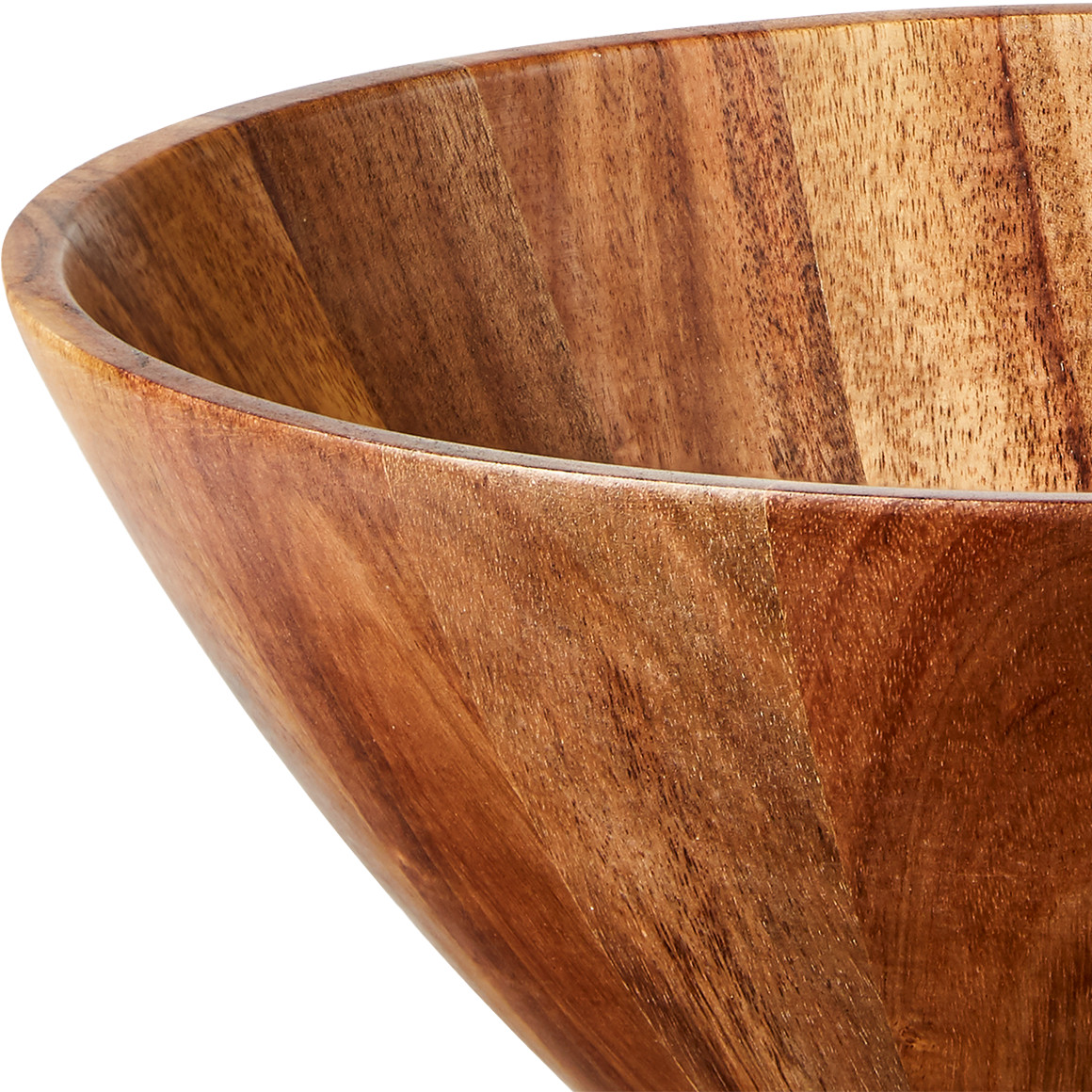 Große Holz-Servierschale aus Akazienholz