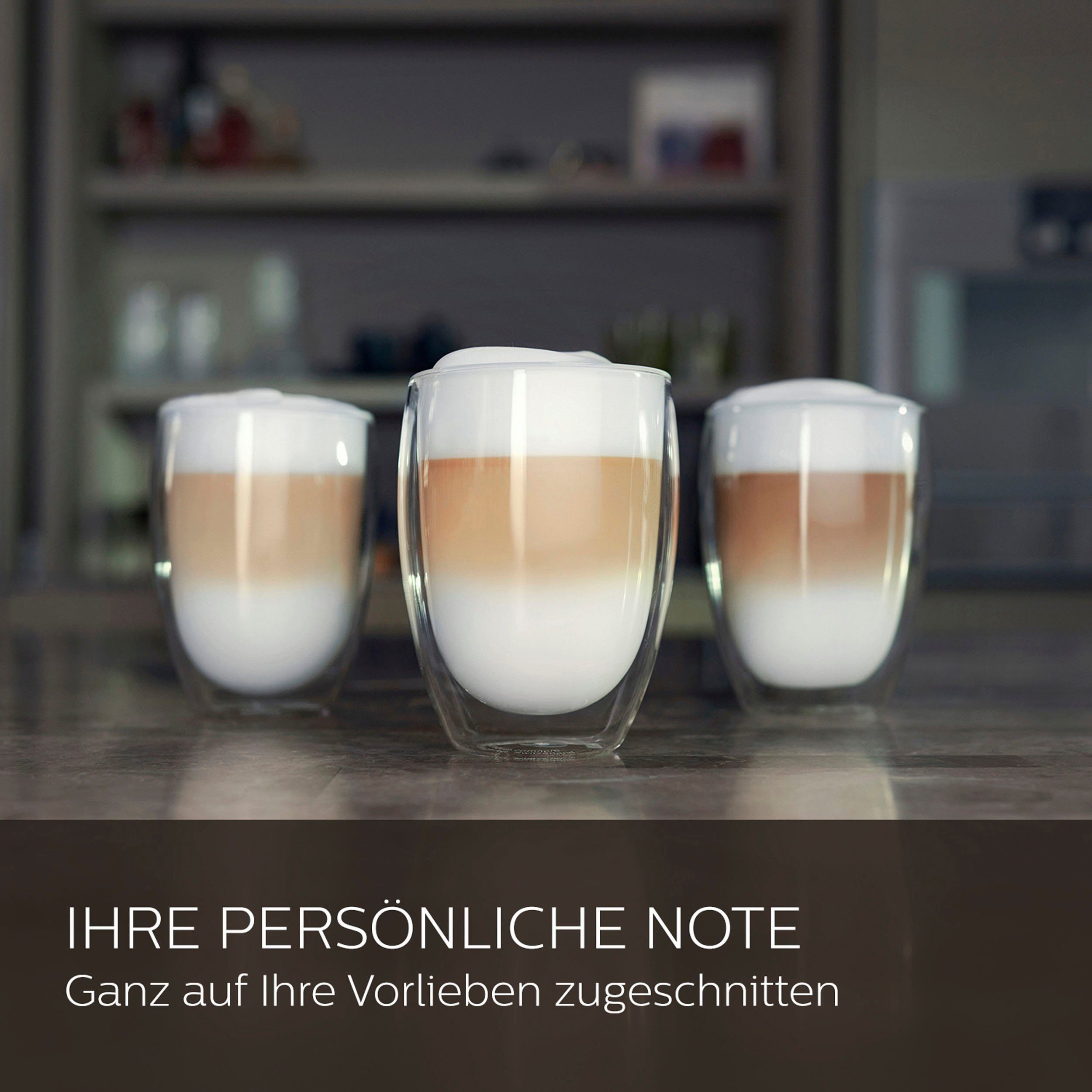 Saeco Kaffeevollautomat Saeco GranAroma Deluxe SM6685/00, Pflegeset CA6707/10 im Wert von UVP 49,99€