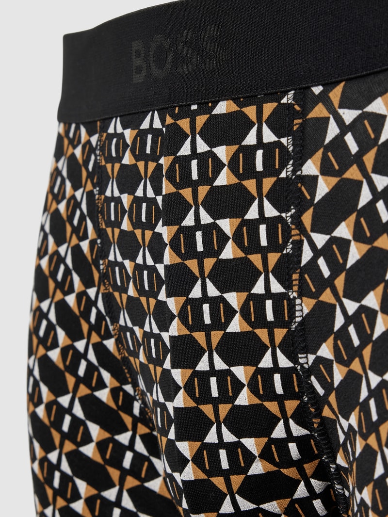 Trunks mit Allover-Muster in camel