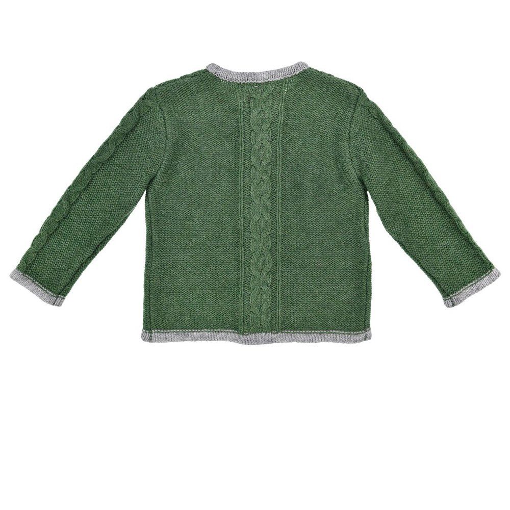 BONDI Trachtenjacke BONDI Jungen Trachten Strickjacke mit Zopfmuster 9