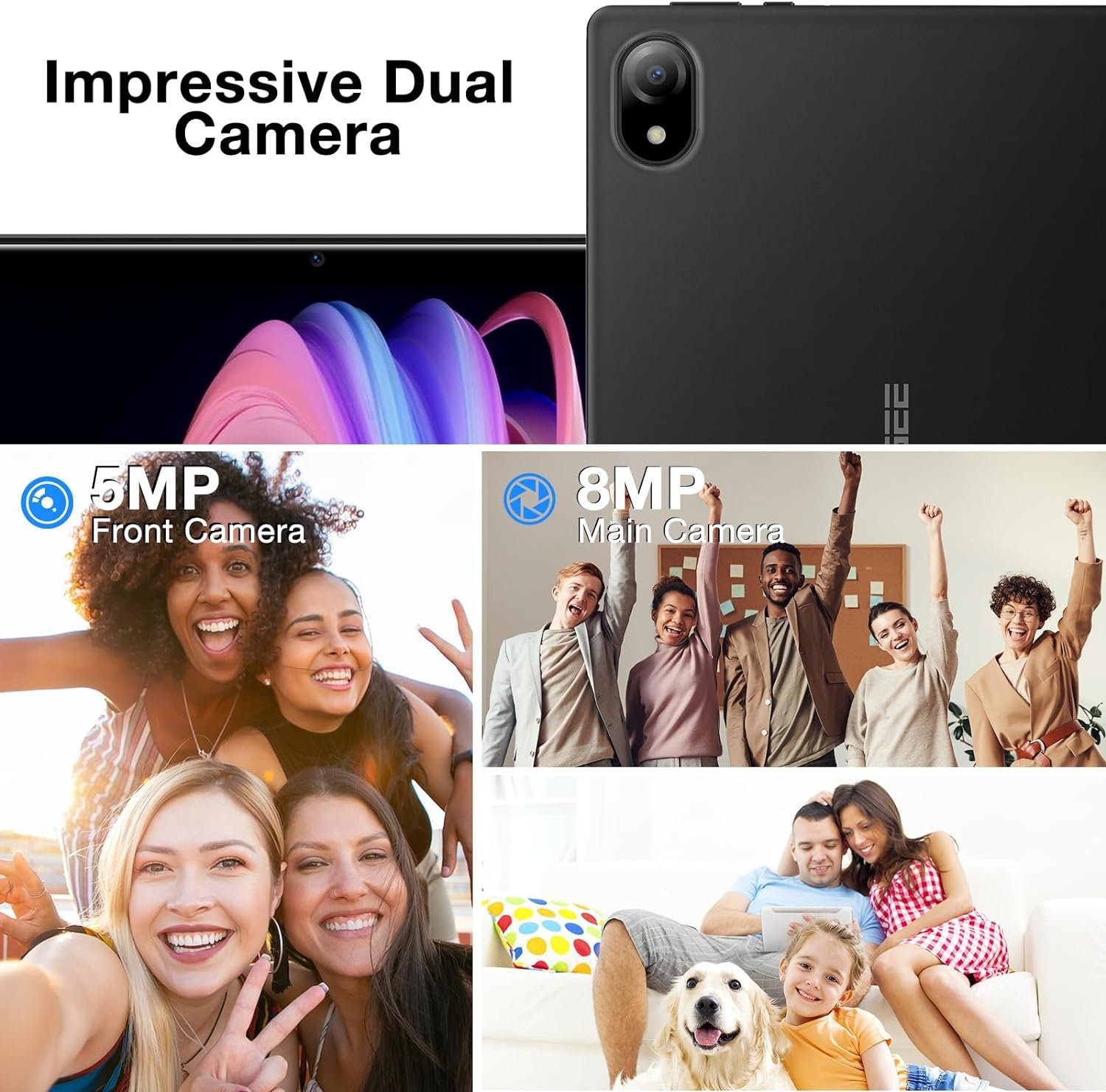 DOOGEE U10 Tablet, 9GB RAM +128GB ROM(1TB TF) Tablet (10