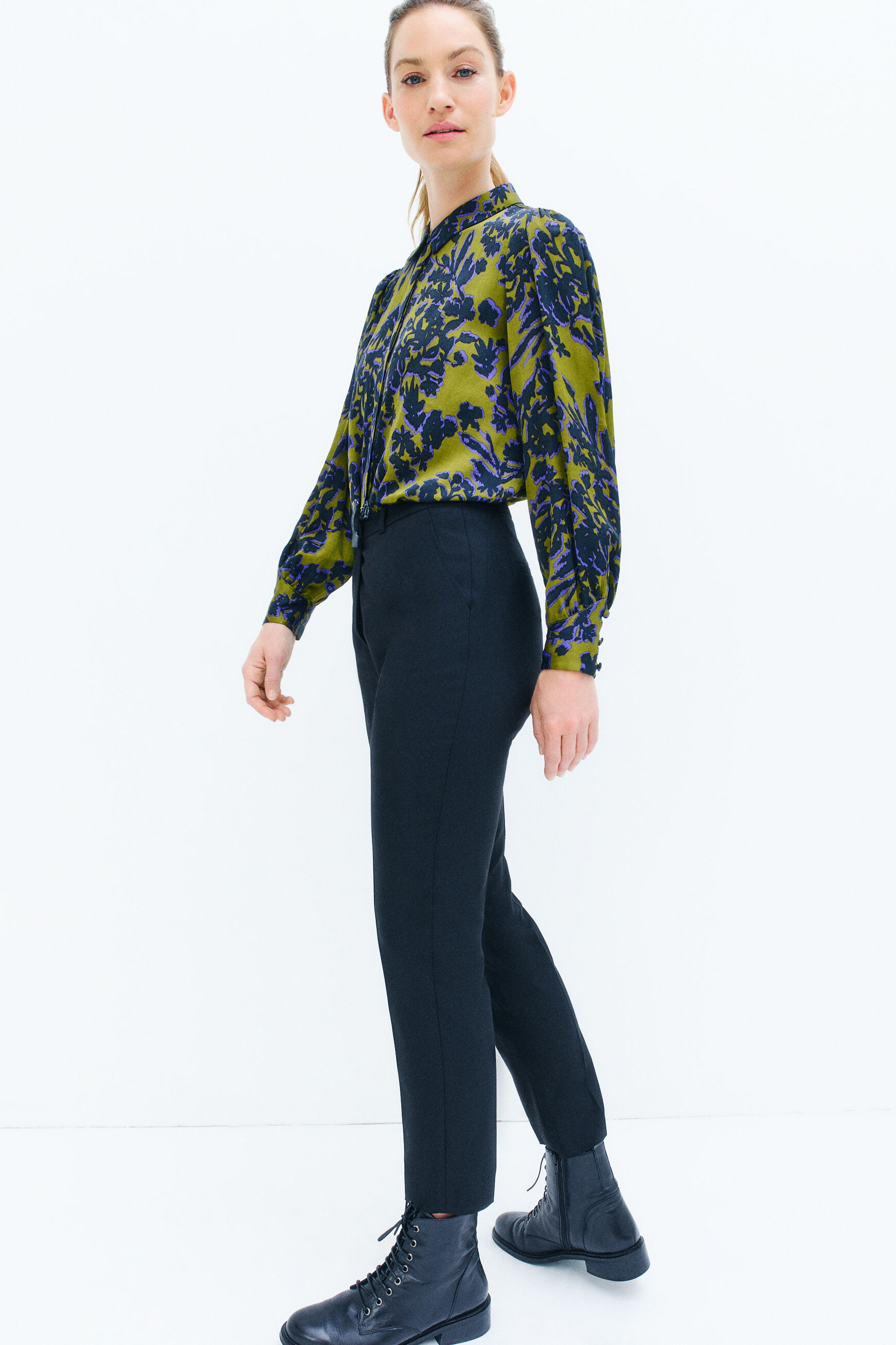 pantalon cesar noir femme