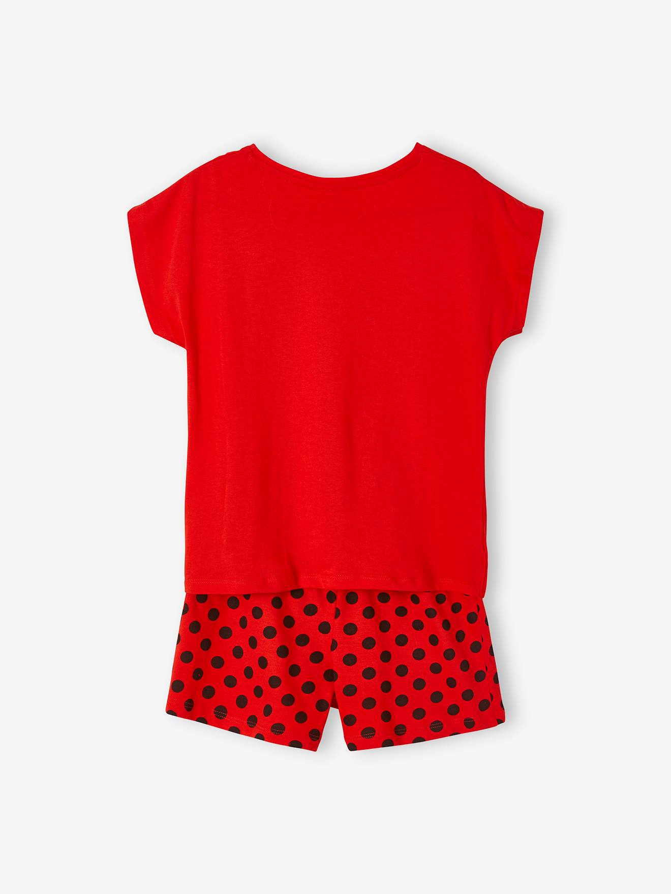 Pyjashort fille Miraculous® rouge