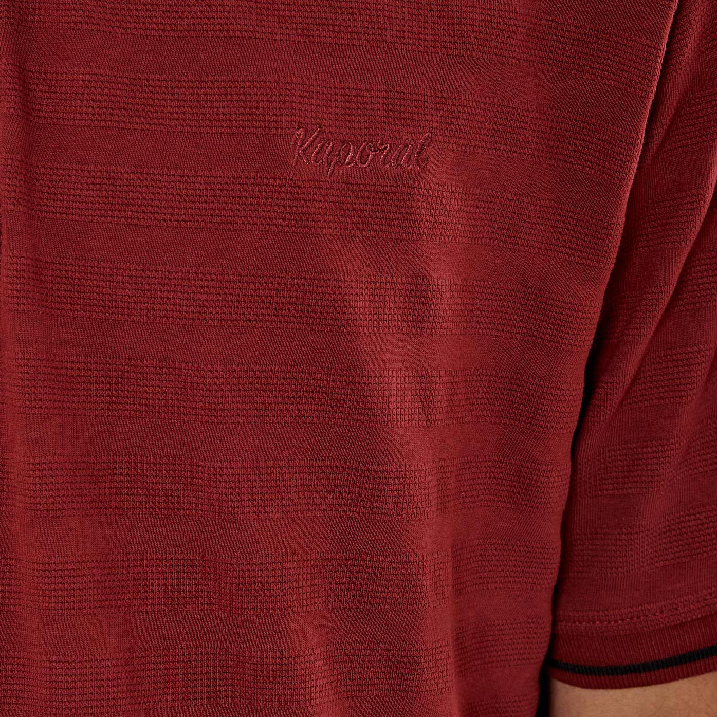 TURN   Polo bordeaux homme 100% coton