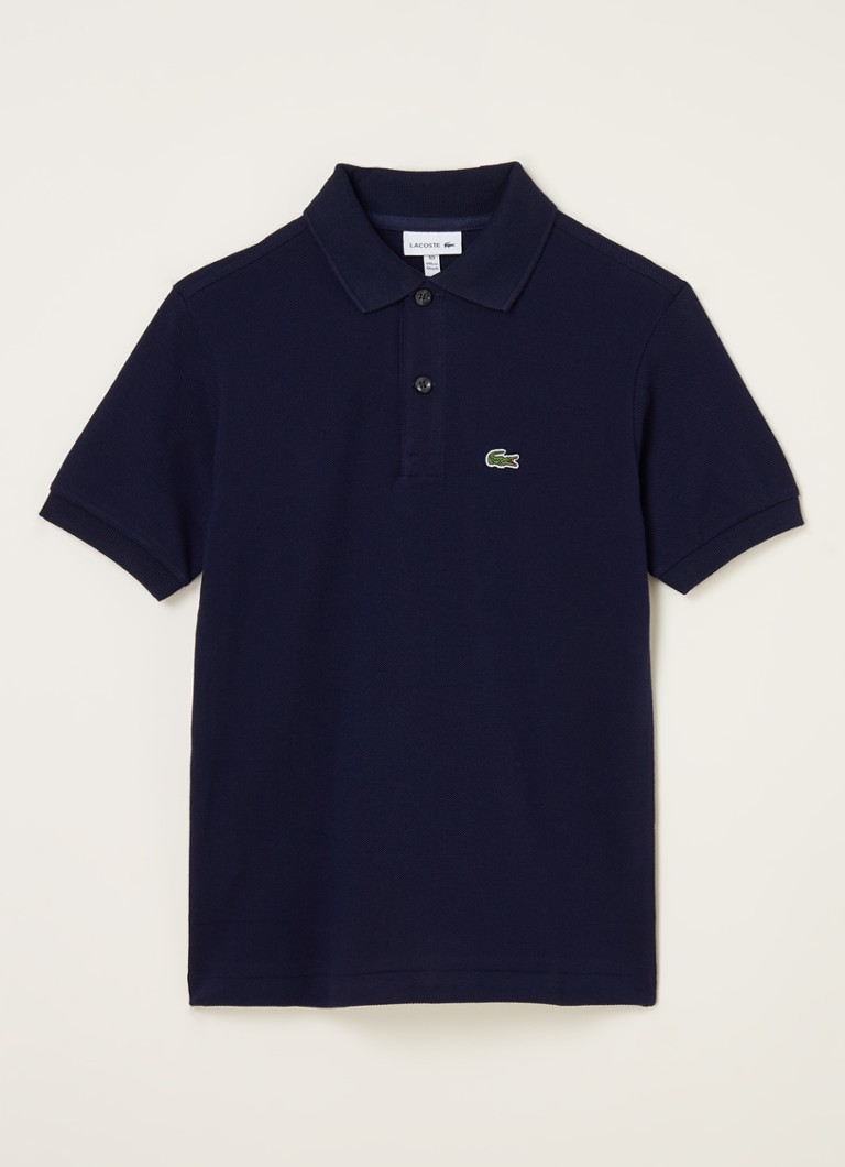 Lacoste polo krekls no pikē kokvilnas ar izšuvumu no logotipa