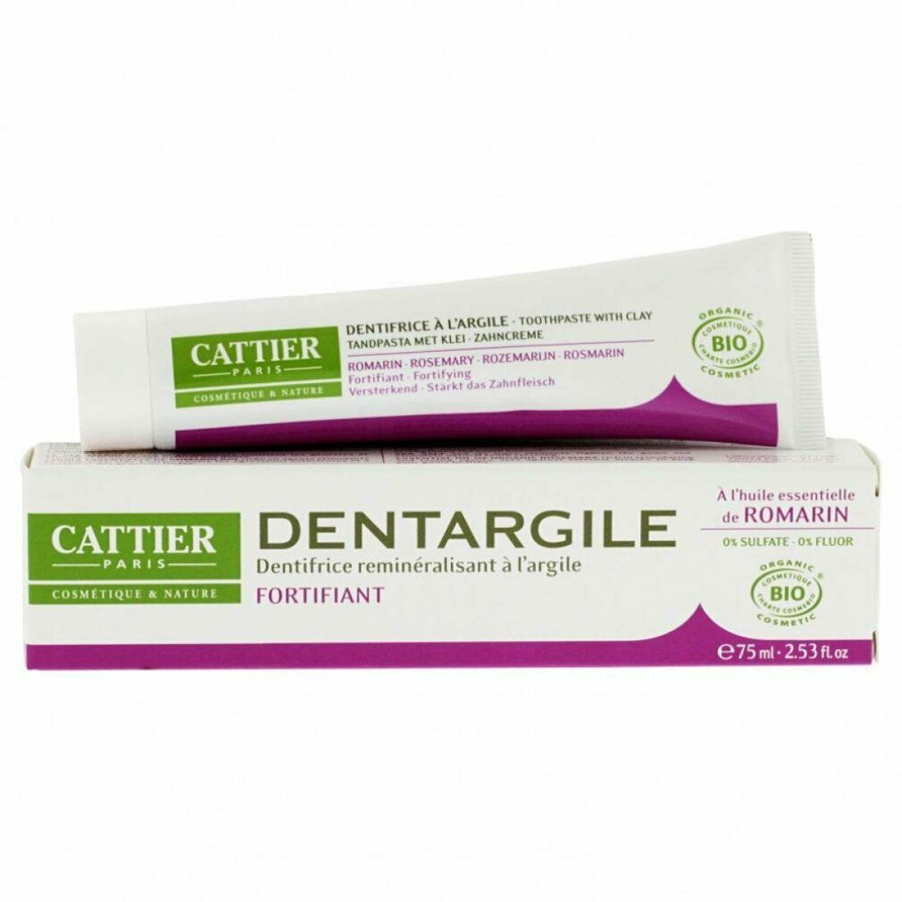 Cattier Paris Zahnpasta Cattier dentifrico dentargile romero 75m