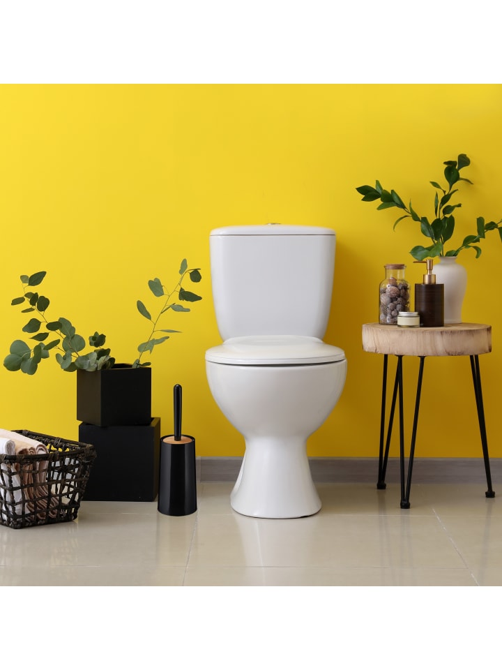 relaxdays Toilettenbürste in Schwarz günstig kaufen onesize