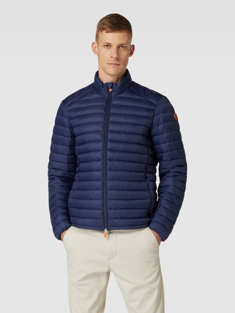 Steppjacke mit Stehkragen Modell 'ALEXANDER' in marineblau