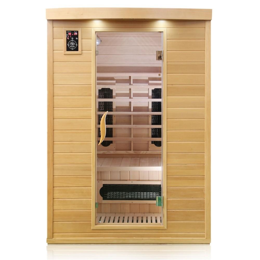 Dewello Infrarotkabine Infrarotsauna LAVAL PLUS 135cm x 105cm x 190cm Keramikstrahler