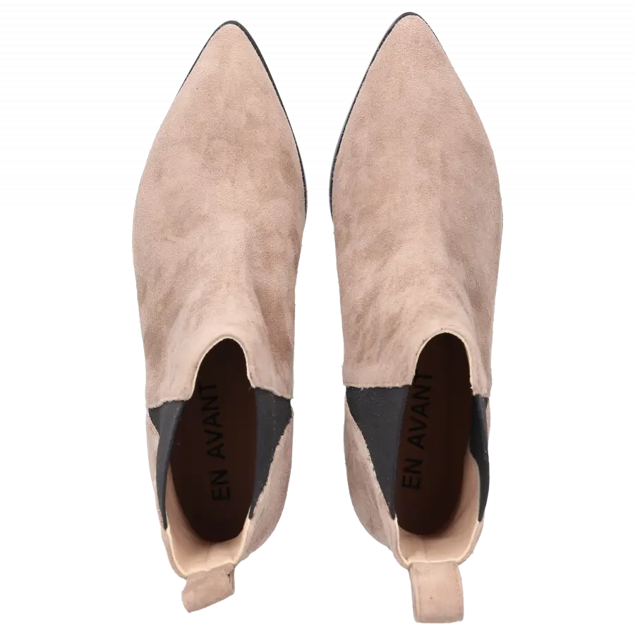EN AVANT - Chelsea Boots X202028 Veloursleder - beige