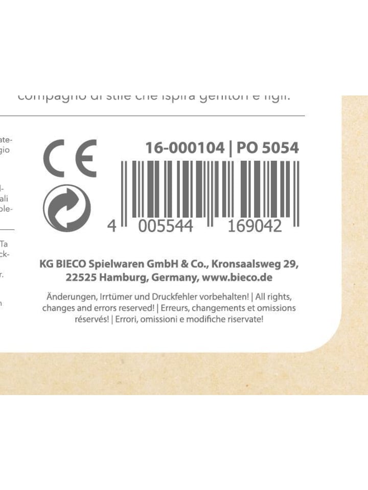 Bieco Spielwaren Schmusetuch Igel Knistereffekt - ab Geburt in Braun günstig kaufen onesize