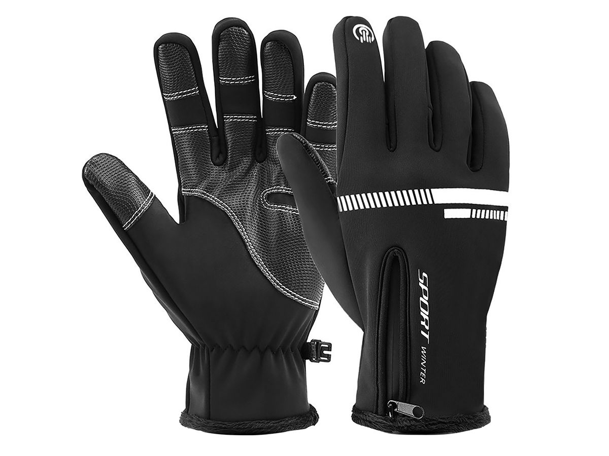 MobileTech schwarze Touchscreen-Sporthandschuhe