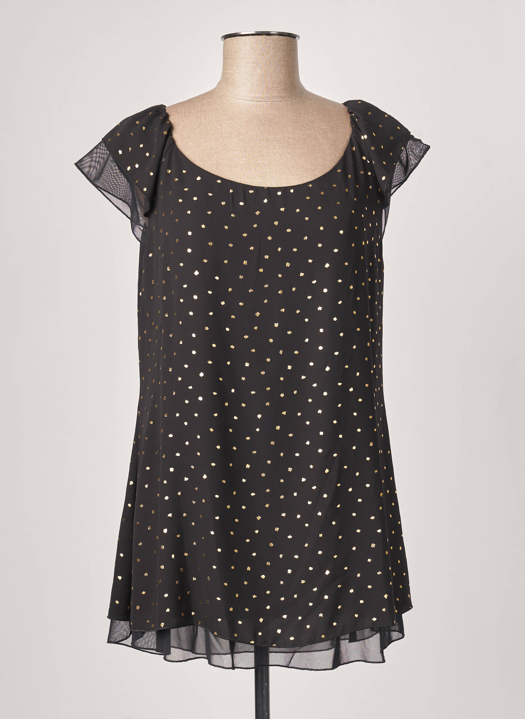 Spg Woman Tuniquemanchecourte Femme couleur noir
