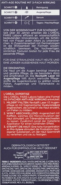 L'Oréal Paris Revitalift Laser X3 Augenserum