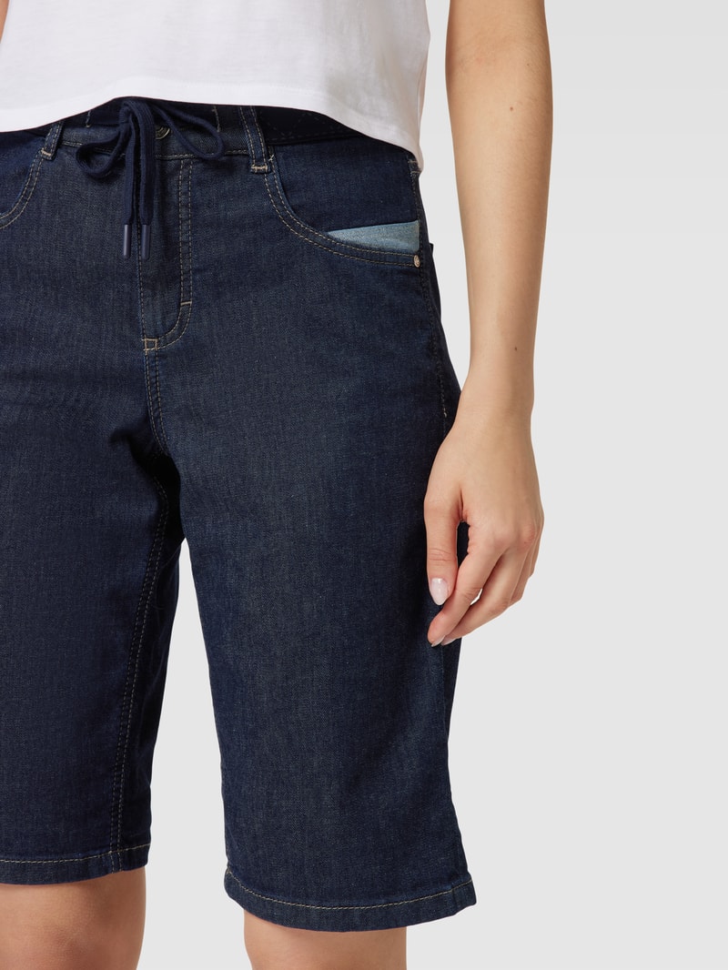Bermudas in Denim-Optik in blau