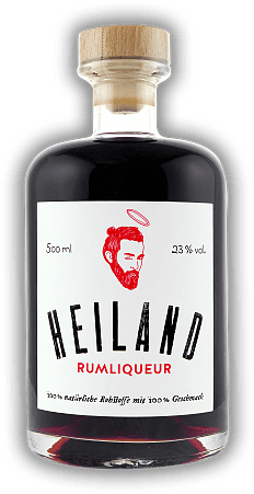 Heiland Rumlikör mit Doppelbockgeschmack 0,5 Liter Heiland Rumlikör mit Doppelbockgeschmack 0,5 Liter Mit viel Leidenschaft von 2 jungen Münchnern von Hand hergestellt. 0,5	 Liter - Vol 23%