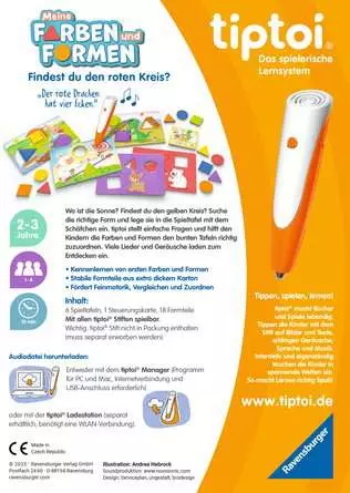 tiptoi® Meine Farben und Formen - Lernspiel ab 2 Jahren