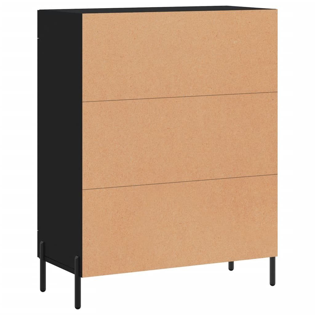 vidaXL Sideboard Sideboard Schwarz 69,5x34x90 cm Holzwerkstoff (1 St)