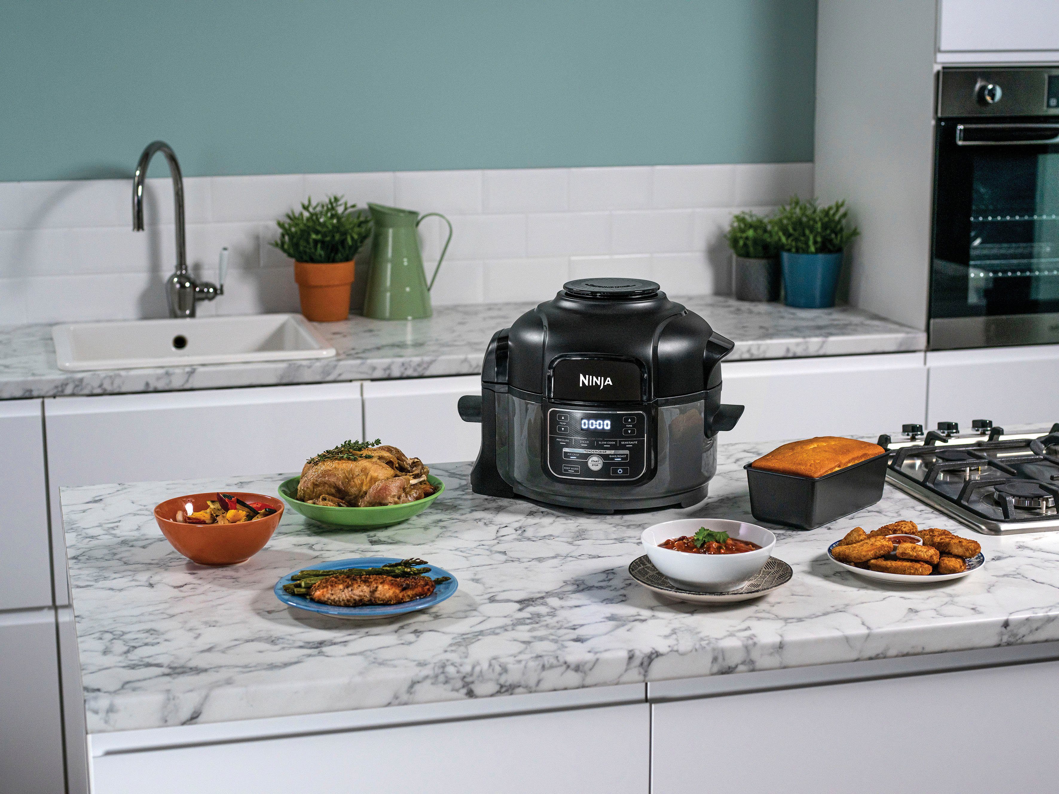 NINJA Multikocher Foodi MINI OP100EU, 1460 W, 4,7 l Schüssel