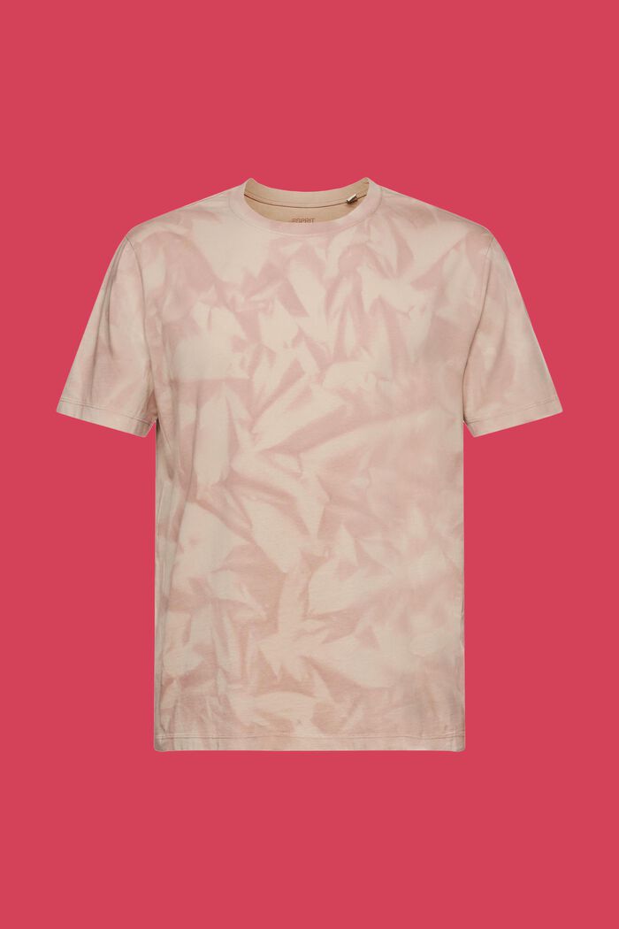 Rundhals-T-Shirt, 100 % Baumwolle