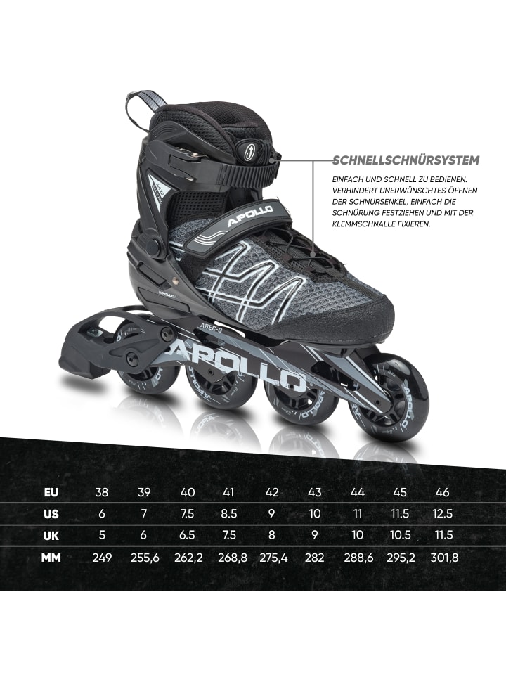 Apollo Fast Entry Inline Skates 
