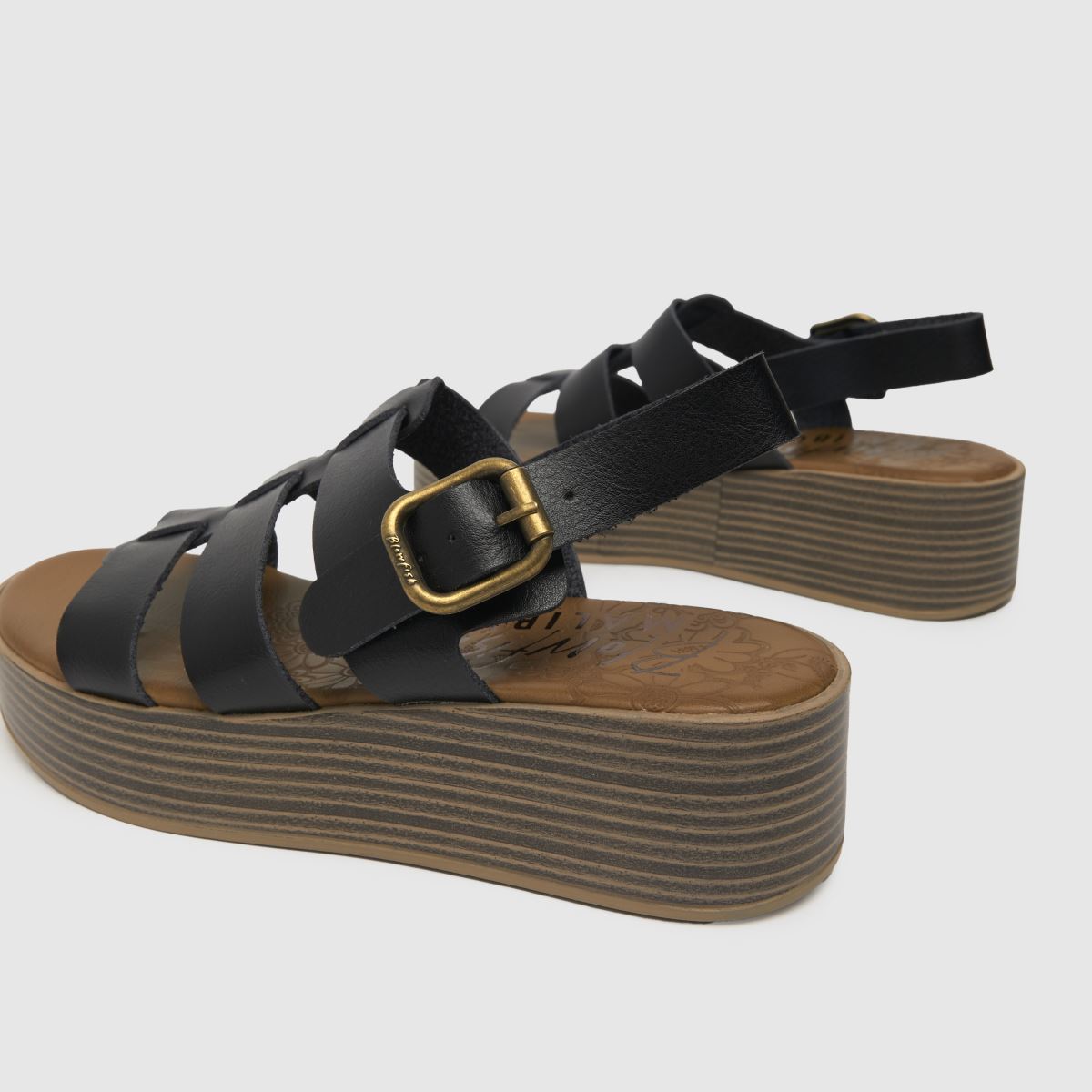 Blowfish – Malibu – London-b – Svarta sandaler med rem