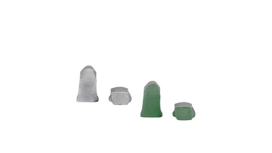 ESPRIT Herren Sneaker Socken Allover Stripe 2er Pack grün