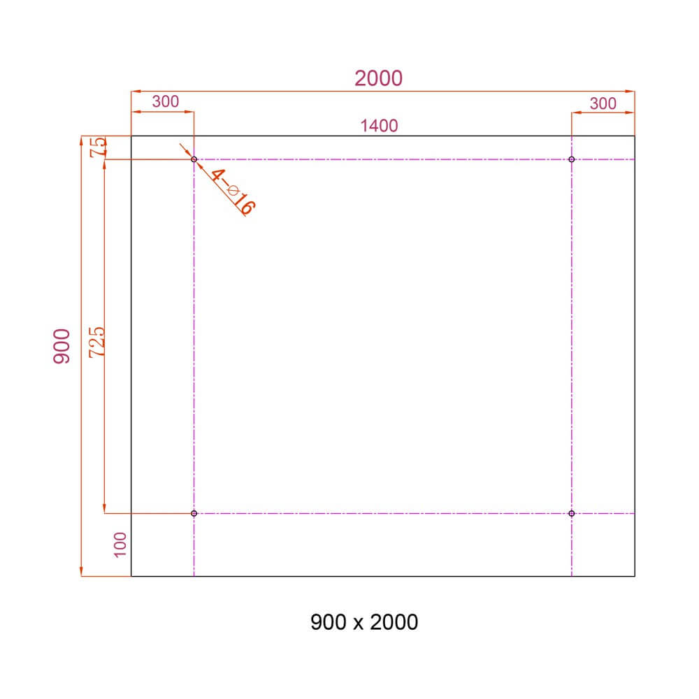 Home Deluxe Glasvordach RENMA 200x90cm V1