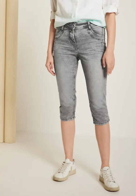CECIL Slim Fit Jeans in Grau