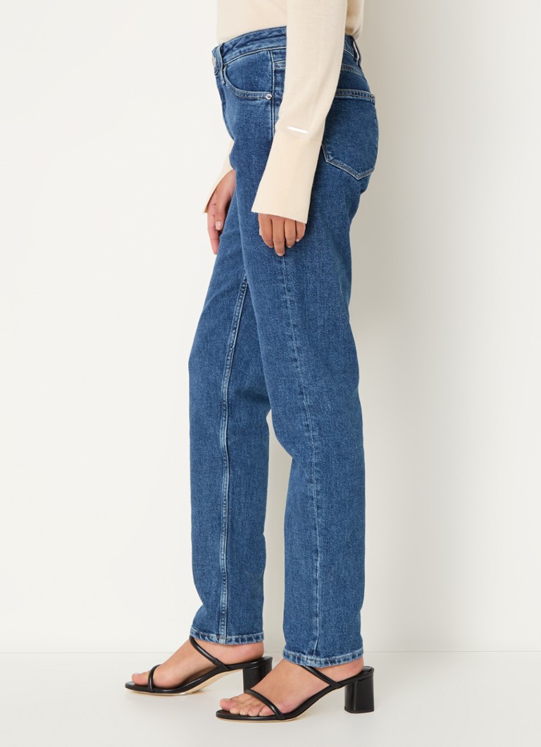 Jeans slim a vita media Calvin Klein, lavaggio scuro